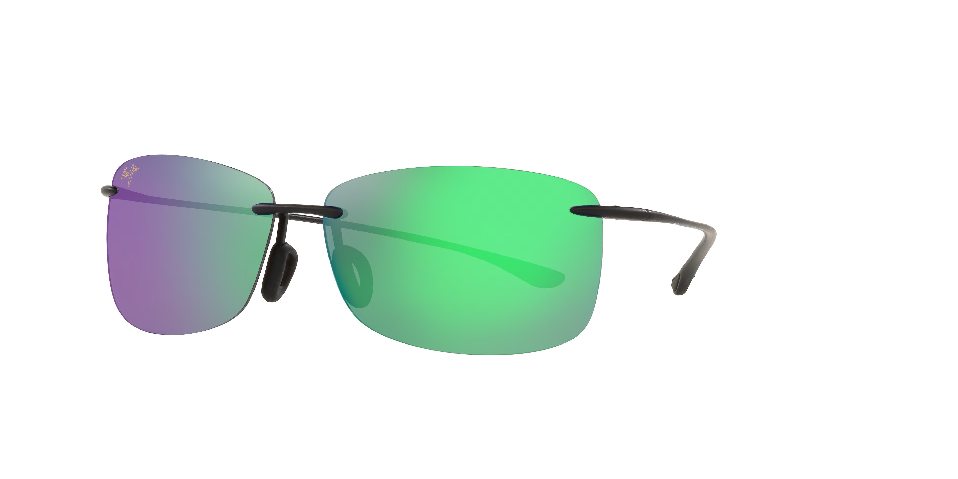 Maui Jim MJ0407S008 Vibrant Neon Green Polarized SemiRimless Sunglasses Summer Sale | Maui Jim Polarized Sunglasses main image 3