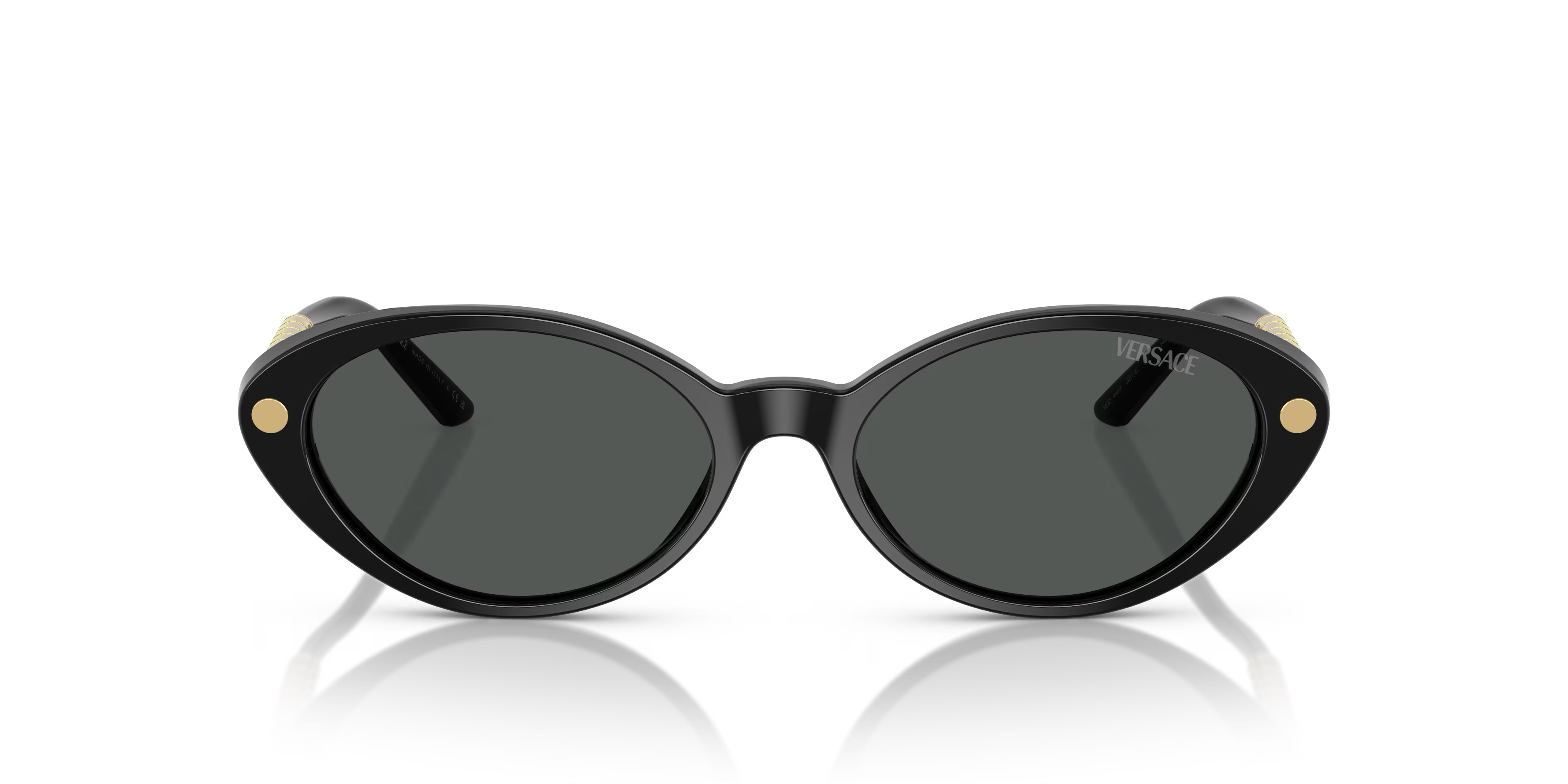 Versace Women\'s Round Sunglasses with the Versace symbol on each side -NEW! Versace 2274 Sunglasses main image 4